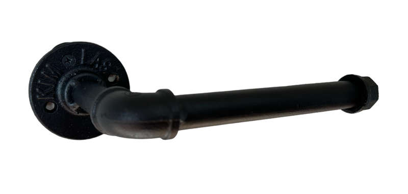Wall Mounted Toilet Roll Holder Black