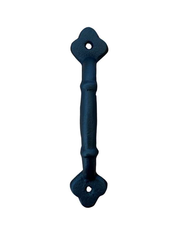 Door Handle Clover Shaped Black
