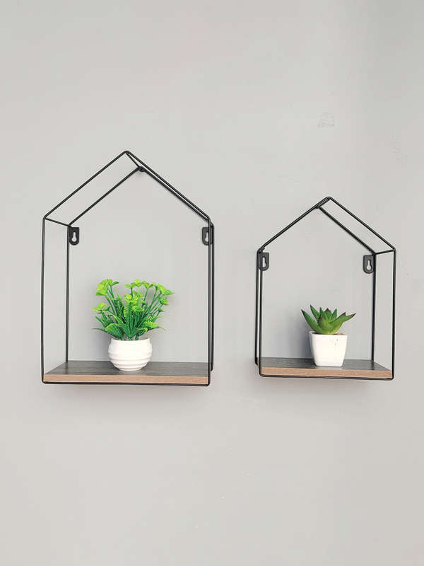 Wall Shelf House - Set of 2