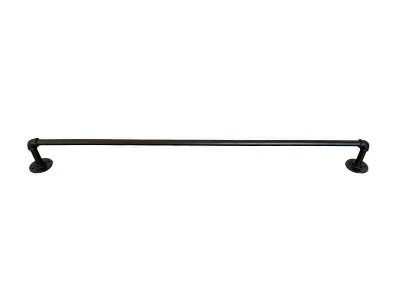 Pipe Shaped Towel Rack Large Black