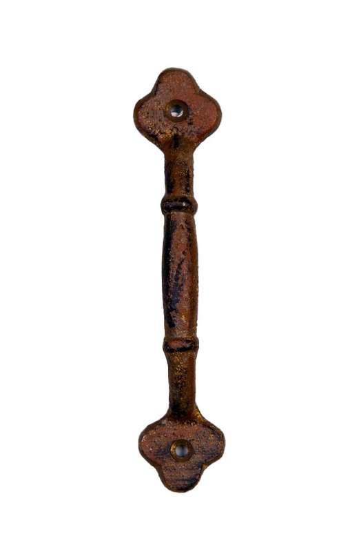Door Handle Clover Rust/Brown