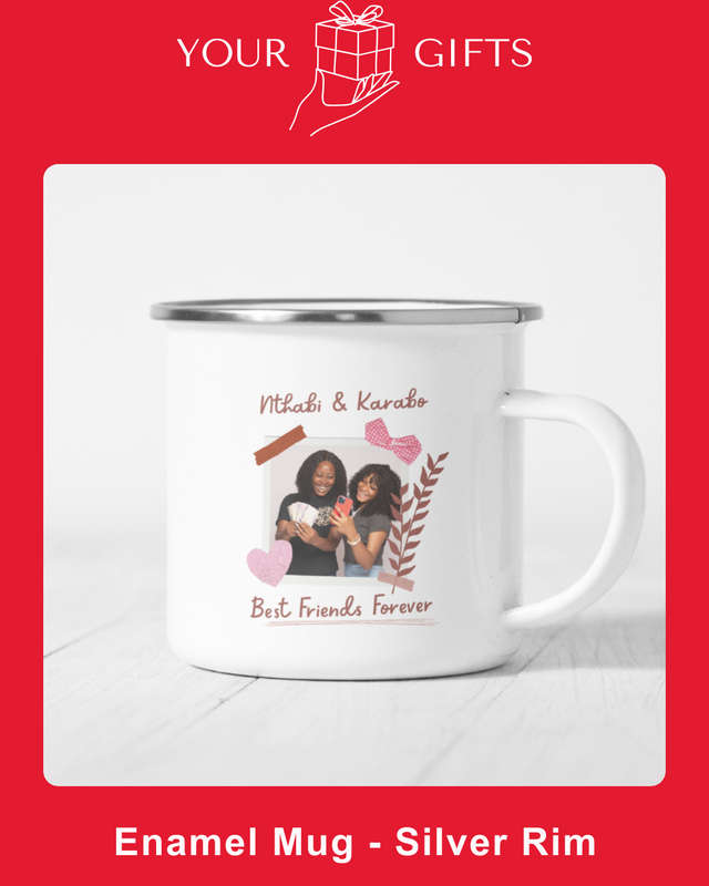 Best Friend Enamel Mug