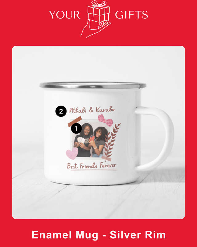 Best Friend Enamel Mug