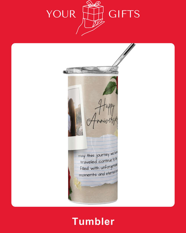 Personalized Anniversary Tumbler