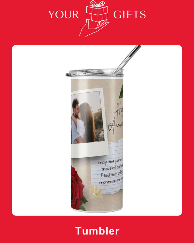 Personalized Anniversary Tumbler