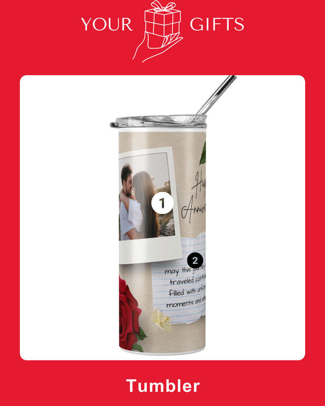 Personalized Anniversary Tumbler