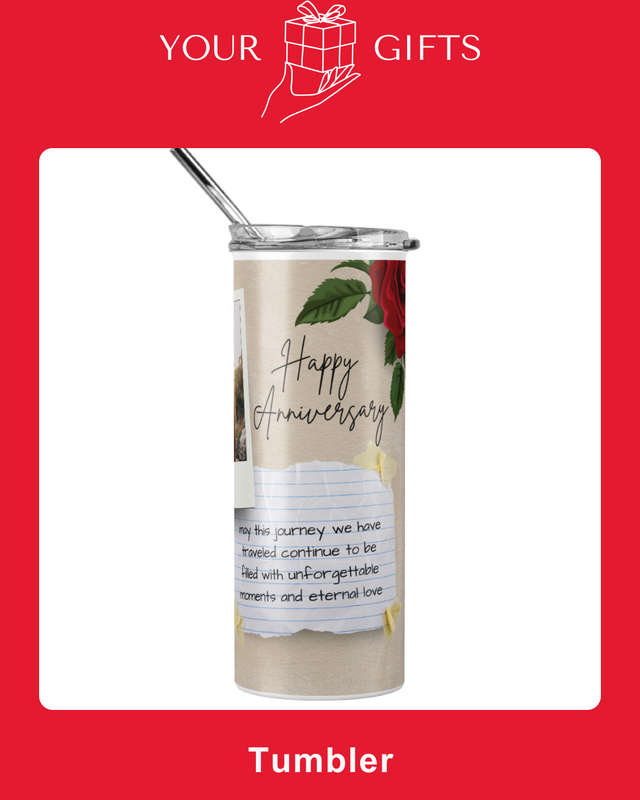 Personalized Anniversary Tumbler