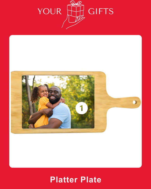 Photo Serving Platter