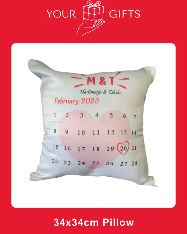 Custom Anniversary Pillow