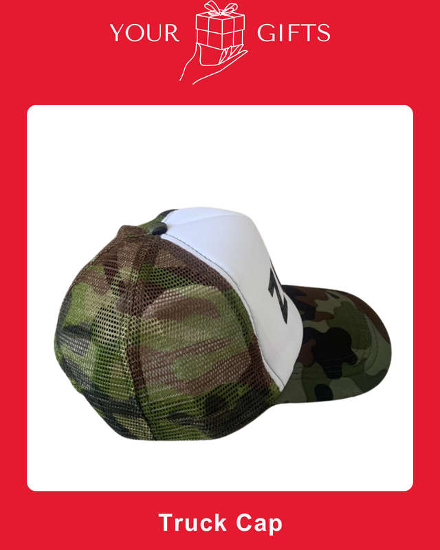 Custom Camo Truck Cap