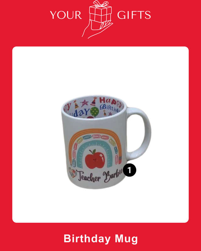 Teacher Birthday Mug