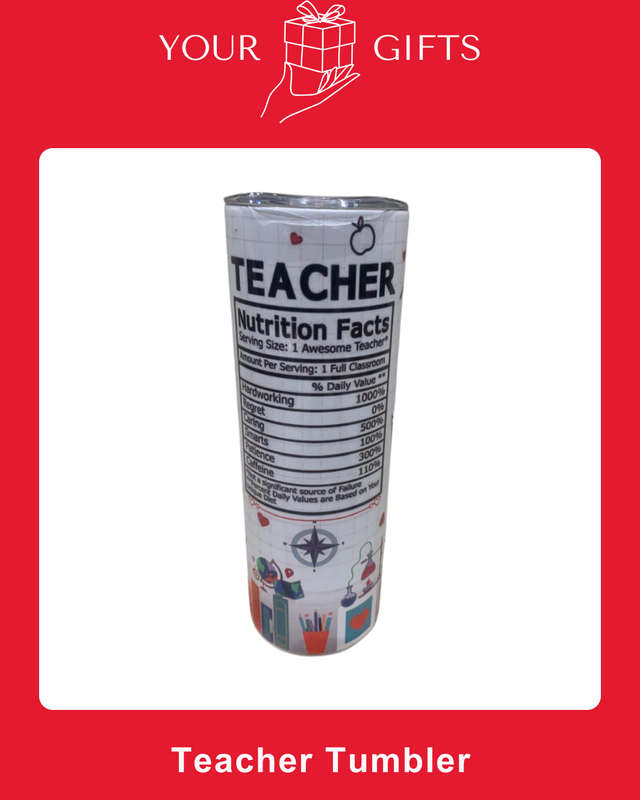 Teacher Tumbler Gift