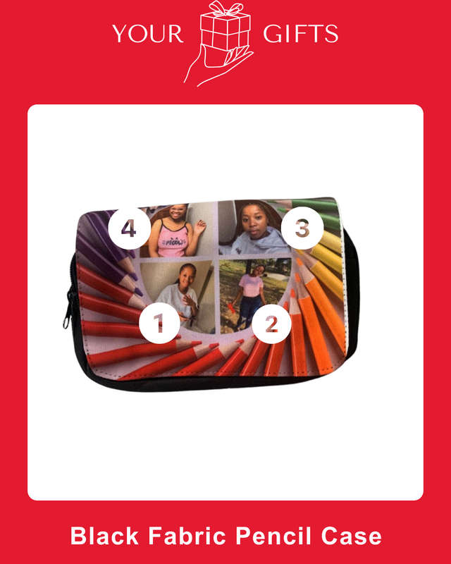 4 Photos Custom Pencil case