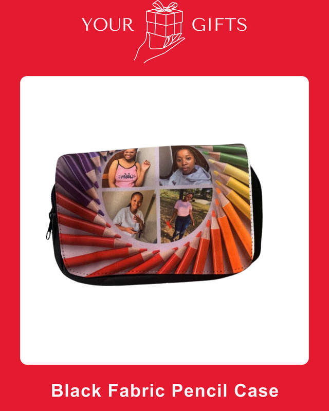4 Photos Custom Pencil case