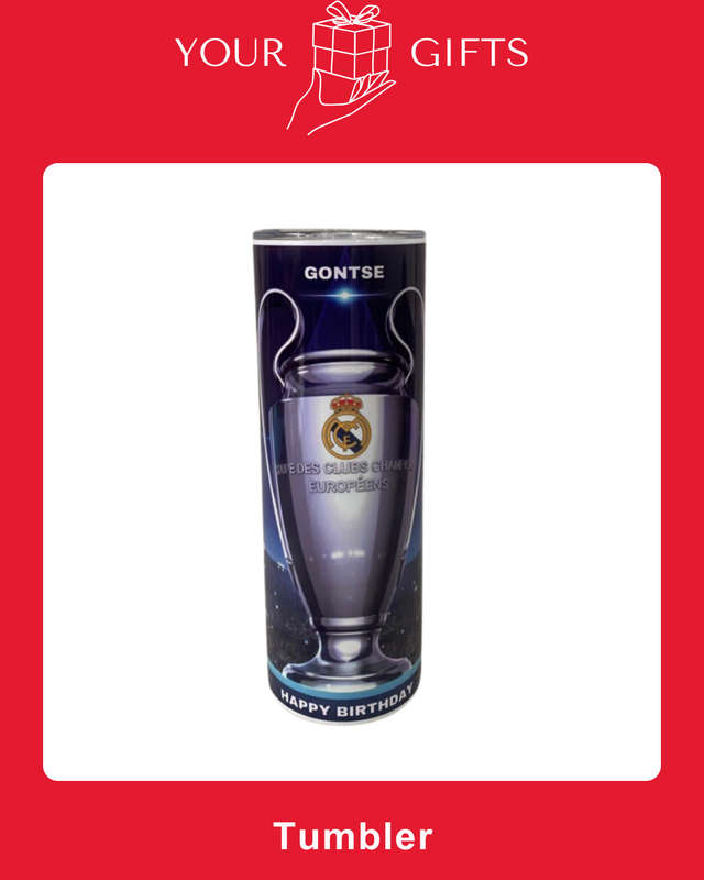 Real Madrid UCL Tumbler