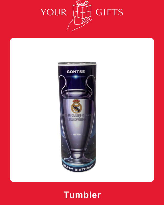 Real Madrid UCL Tumbler
