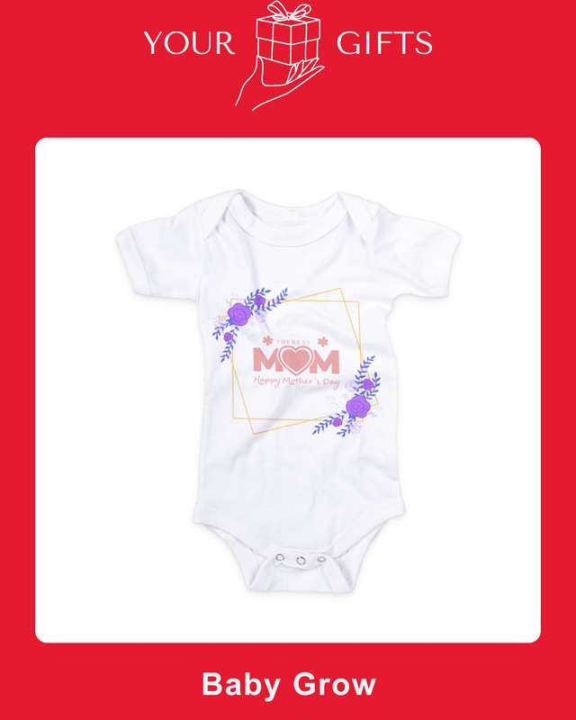 3-6 Months Custom Baby Grow