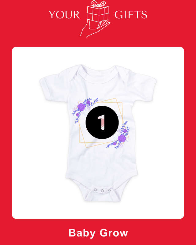 3-6 Months Custom Baby Grow