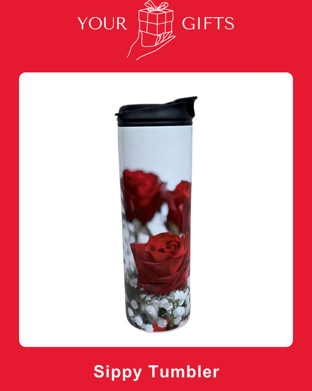 A Rosy Sippy Tumbler