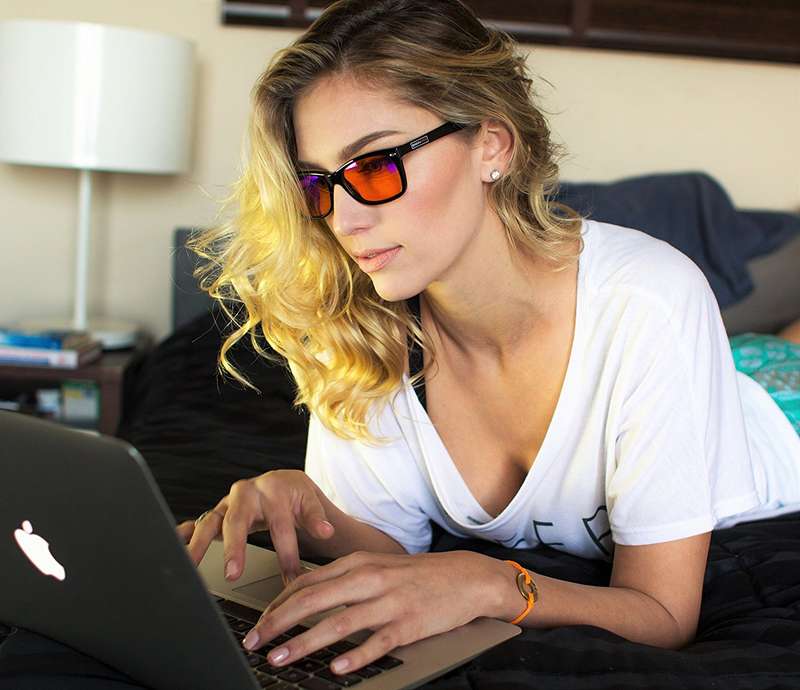 Blue Light Blocking Glasses  Swannies Gamer and Computer Eyewear for Deep Sleep - Digital Eye ...