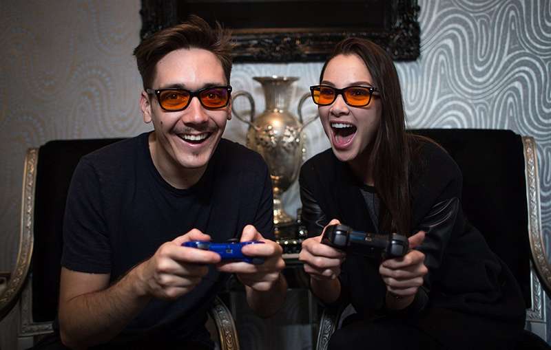 Blue Light Blocking Glasses  Swannies Gamer and Computer Eyewear for Deep Sleep - Digital Eye ...
