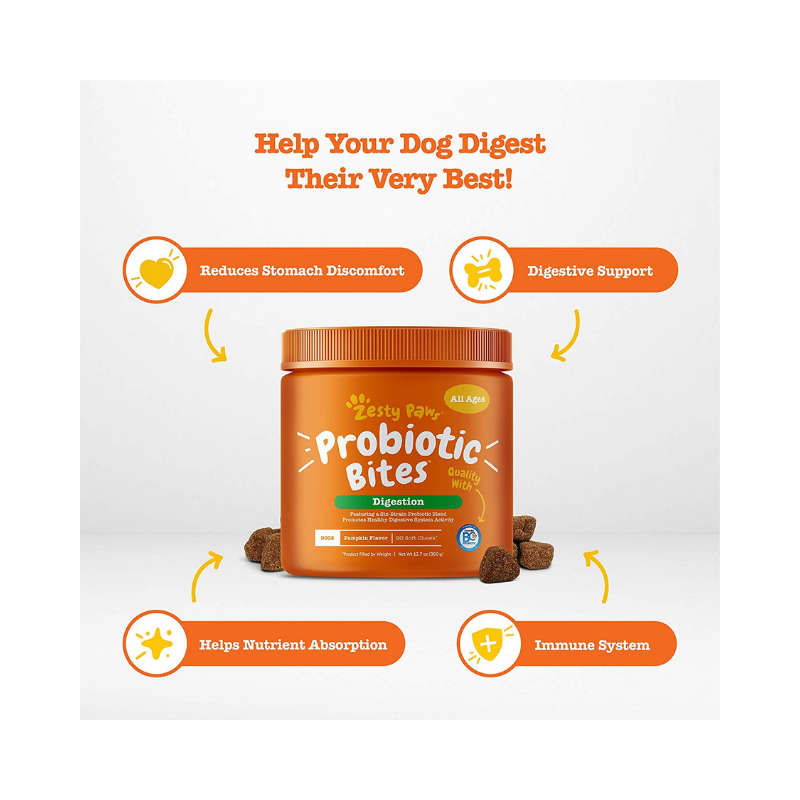 Zesty Paws Gut and Immune pack (Allerimmune + Probiotics)