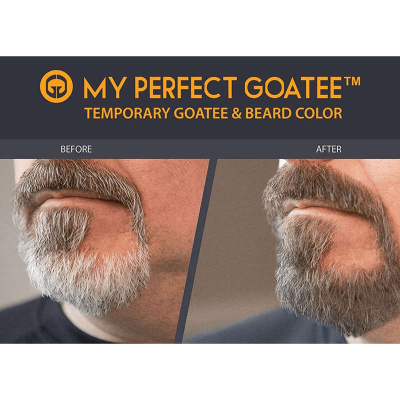 My Perfect Goatee & Beard Temporary Colour - All Hair Colours - Brush on