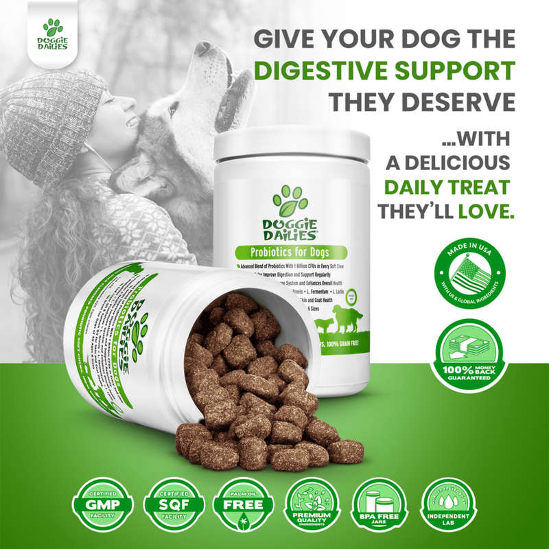 Doggie Dailies - Advanced Probiotics Supplement for Dogs
