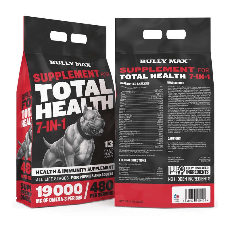 Bully Max Total Health powder 7 in 1 - Health and Immunity supplement