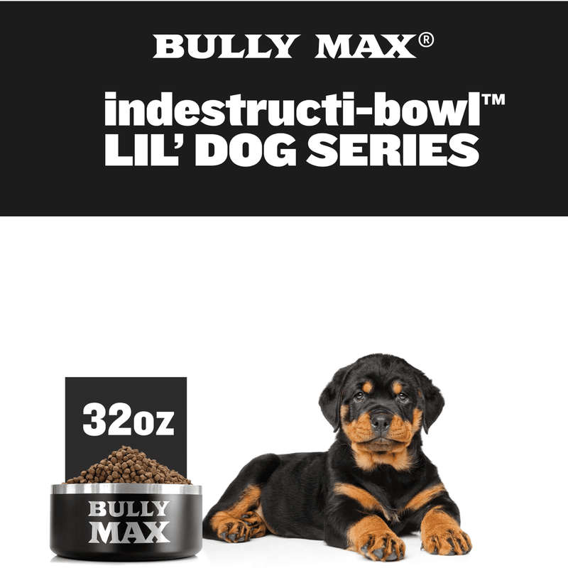 Bully Max Heavy duty steel dog bowl