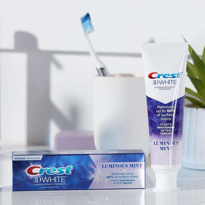 Crest 3D White Luminous Mint Teeth Whitening Toothpaste