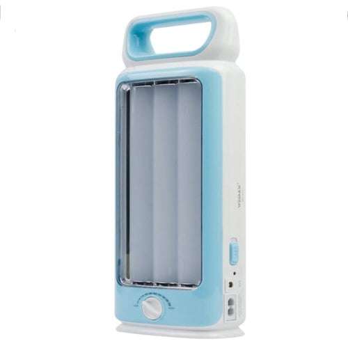 Weidasi Led Emergency Rechargeable Light with brightness and toggle to adjust number of lamps used.