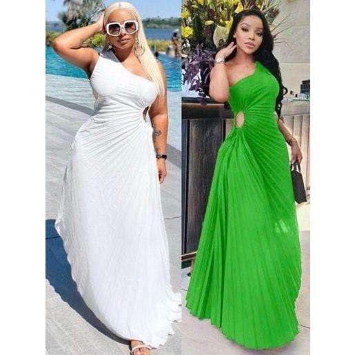 Vintage one shoulder dress cheap