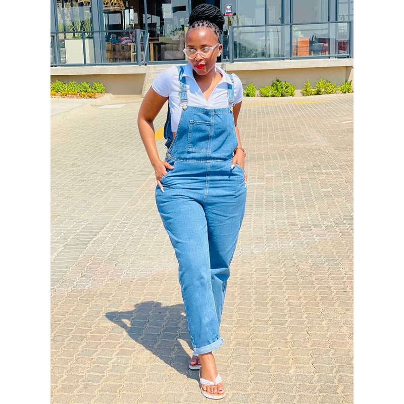 Denim overalls wide leg best sale