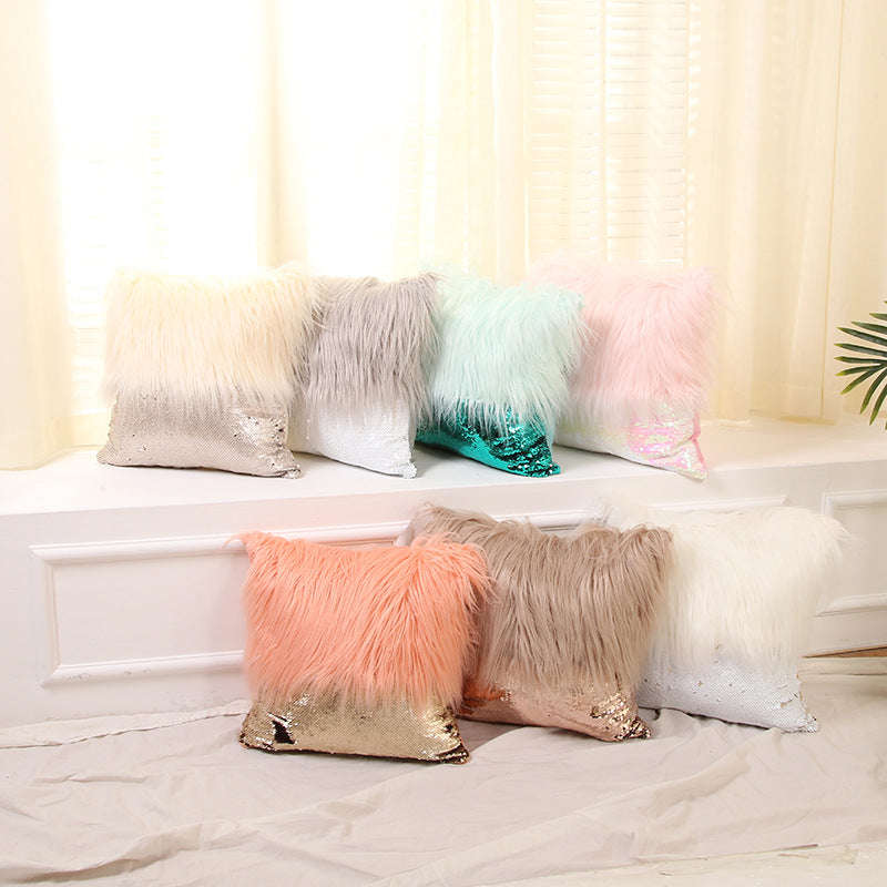 Two way sequin cushion discount