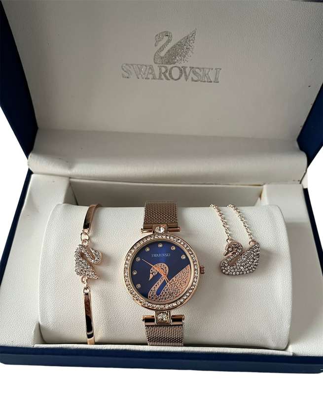 Swarovski watch gift set on sale