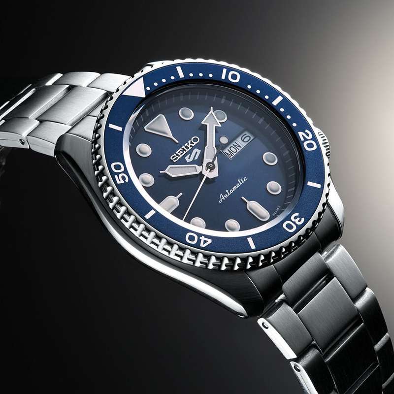Seiko 5 sports blue dial cheap