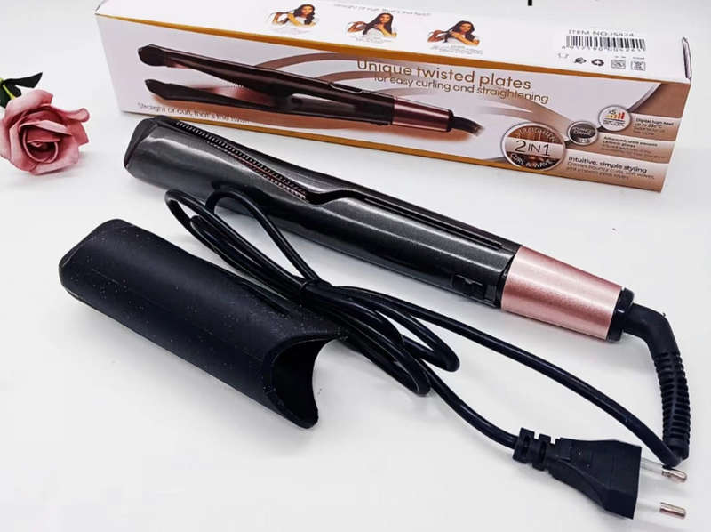 2 in 1 twist straightener and curler 2025