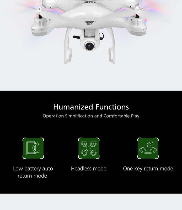 Drones - S-SERIES S20W Double GPS Dynamic Follow WIFI FPV