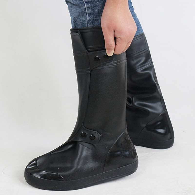Motorcycle rain shoe cover top