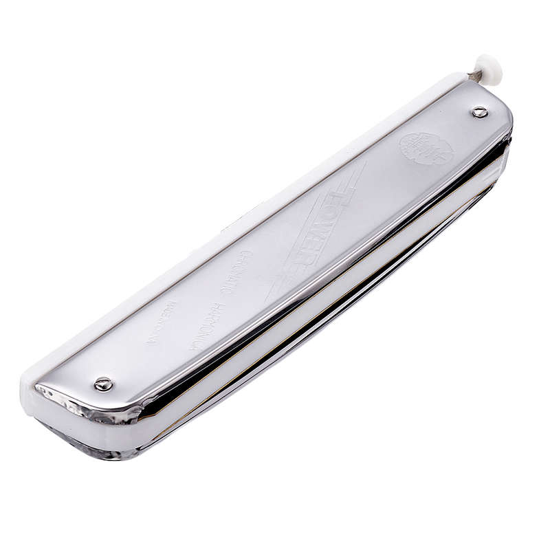 Tower chromatic harmonica top