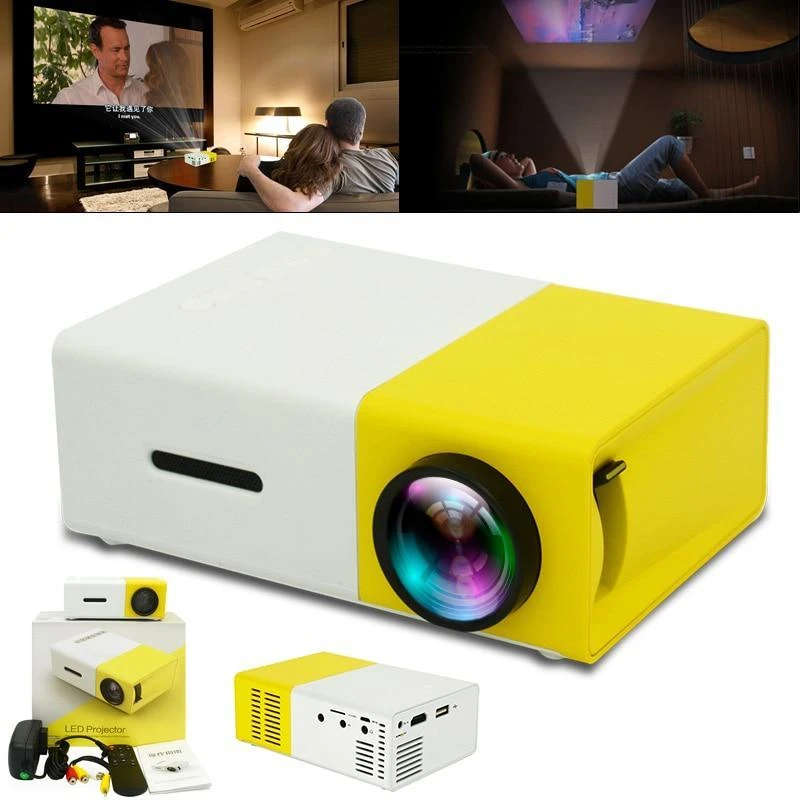 Projectors - LED Portable HD Mini Projector - Yellow - RN-20 for sale ...