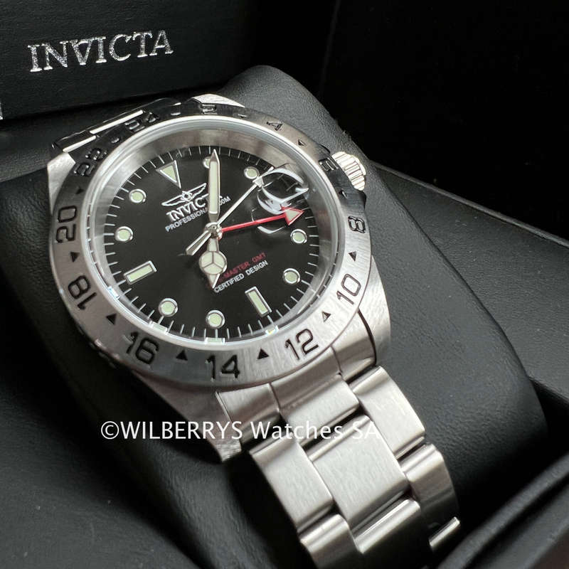 Invicta date master gmt clearance