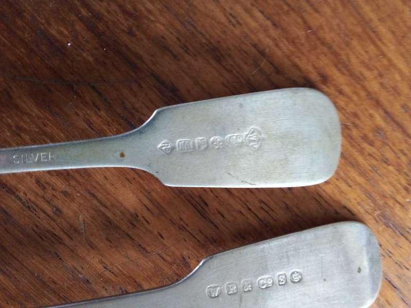 Sterling silver forks x 4