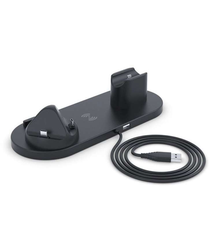 6 in 1 Multifunction Wireless Charger Dock for iWatch/Airpods/iPhone