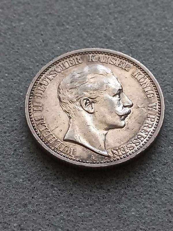 1911 Germany Zwei Mark. Beautiful condition