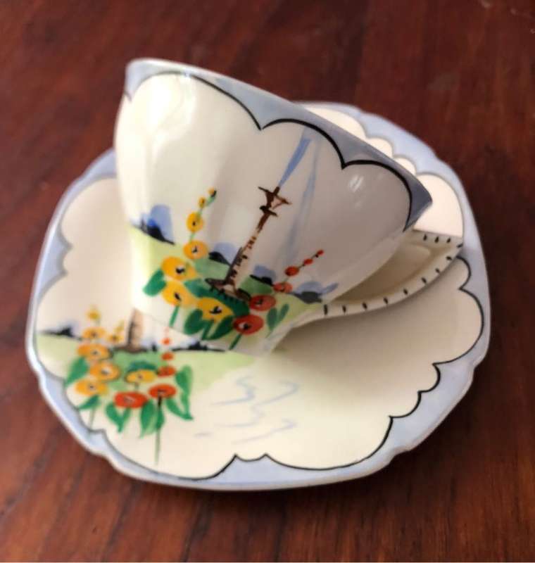 Art Deco demitasse teaset