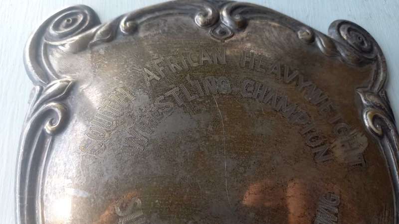 Vintage silver and brass Trophy shields