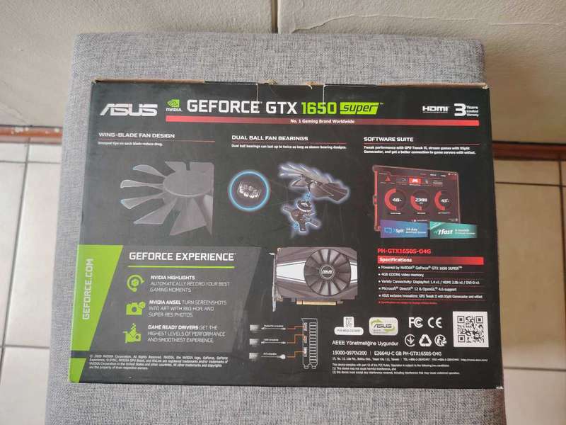ASUS Phoenix GeForce GTX 1650 SUPER OC Edition 4GB