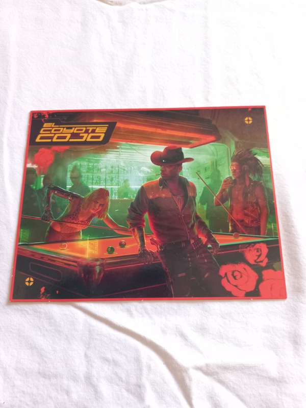 Cyberpunk 2077 + world map + postcards